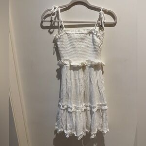 Altar'd State Smocked Tie Strap Tank Flowy Sundress size Small